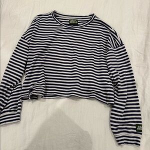 Daily drills stripe top